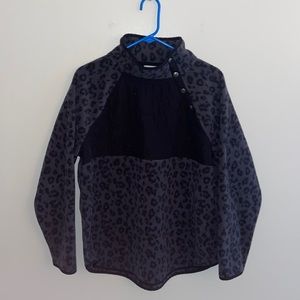 J. Crew Button-neck Sherpa Tunic